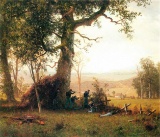 Small War, Postal Strick in Virginia by Albert Bierstadt