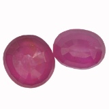 17.68 ctw Oval Mixed Ruby Parcel