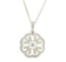 0.05 ctw Diamond Pendant With Chain - 14KT White Gold