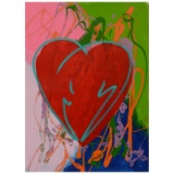 Heart by Steve Kaufman (1960-2010)