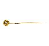 Pearl Stick Pin - 14KT Yellow Gold