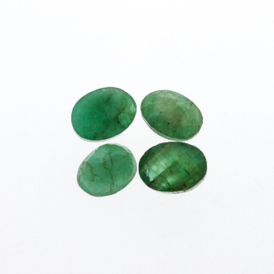 4.95 cts. Oval Cut Natural Emerald Parcel