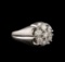 14KT White Gold 1.10 ctw Diamond Ring