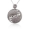 14KT White Gold 3.88 ctw Diamond Pendant With Chain