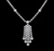 14KT White Gold 4.81 ctw Diamond Necklace