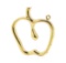 Tiffany and Company Elsa Peretti Apple Motif Pendant - 18KT Yellow Gold