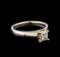 Platinum 0.70 ctw Diamond Ring