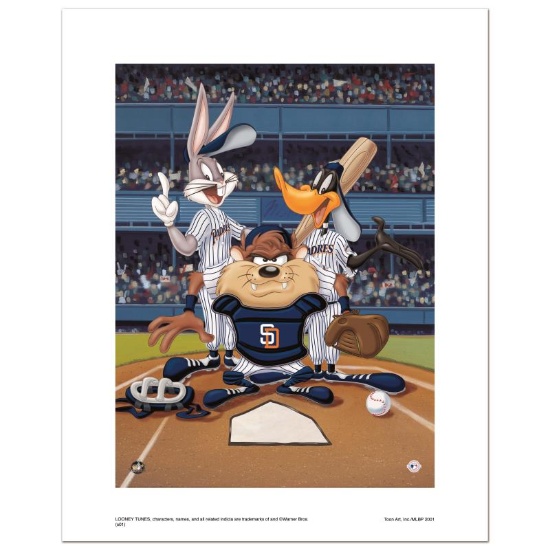 At the Plate (Padres) by Looney Tunes