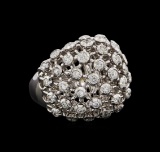 14KT White Gold 0.72 ctw Diamond Ring