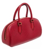 Louis Vuitton Red Epi Leather Jasmine Handbag