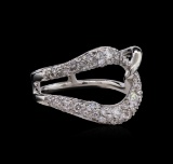 1.10 ctw Diamond Ring - 14KT White Gold