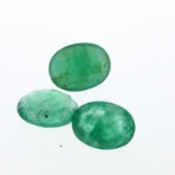 4.56 cts. Oval Cut Natural Emerald Parcel