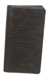 Louis Vuitton Black Epi Leather Checkbook Wallet