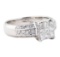 0.96 ctw Diamond Ring - 14KT White Gold