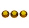 16.77 ctw.Natural Round Cut Citrine Quartz Parcel of Three