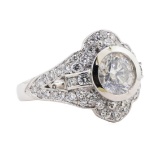 1.56 ctw Diamond Ring - Platinum