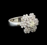 14KT White Gold 1.06 ctw Diamond Ring