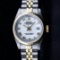 Rolex Ladies 2 Tone 14K Yellow Gold & Stainless Steel White Roman 26MM Datejust