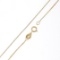 15k Yellow Gold Twisted Wire Sapphire & Rose Diamond Brooch Pendant
