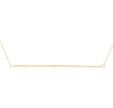 Bar Necklace - 14KT Yellow Gold