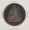 1860-O No Motto $1 Seated Liberty Silver Dollar Coin