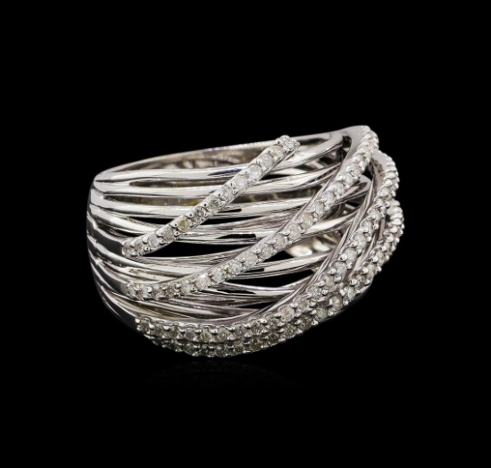 14KT White Gold 0.32 ctw Diamond Ring