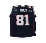 New England Patriots Randy Moss Autographed Jersey