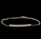 0.55 ctw Diamond Bracelet - 14KT Yellow Gold