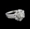 14KT White Gold 1.89 ctw Diamond Ring