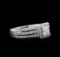 14KT White Gold 1.13 ctw Diamond Ring