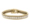 3.40 ctw Diamond Bracelet - 14KT Yellow and White Gold