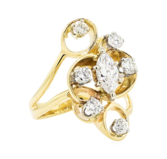 1.51 ctw Diamond Ring - 14KT Yellow Gold