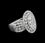 2.32 ctw Diamond Ring - 18KT White Gold