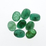 10.64 cts. Oval Cut Natural Emerald Parcel