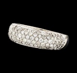 0.95 ctw Diamond Ring - 18KT White Gold