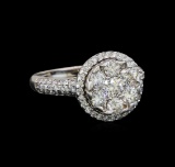 14KT White Gold 1.35 ctw Diamond Ring