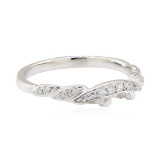 0.16 ctw Diamond Ring - 14KT White Gold