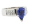 3.72 ctw Tanzanite And Diamond Ring - Platinum