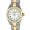 Rolex Ladies 2 Tone 14K White Index  26MM Oyster Band Fluted Datejust Wristwatch
