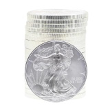 Roll of (20) 2008 $1 American Silver Eagle Brilliant Uncirculated Coins