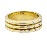 0.23 ctw Diamond Ring - 14KT Yellow Gold