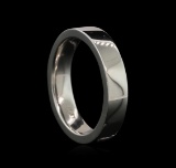 Platinum Mens Wedding Band - Platinum