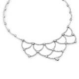 14k White Gold 4.55CTW Diamond Necklace, (I1-I2/H)