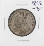 1875-S Liberty Seated Half Dollar Coin