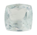 10.02 ct.Natural Square Cushion Cut Aquamarine