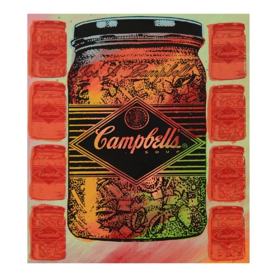 Campbell's Soup by Steve Kaufman (1960-2010)