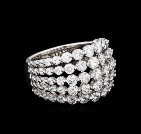 2.61 ctw Diamond Ring - 14KT White Gold