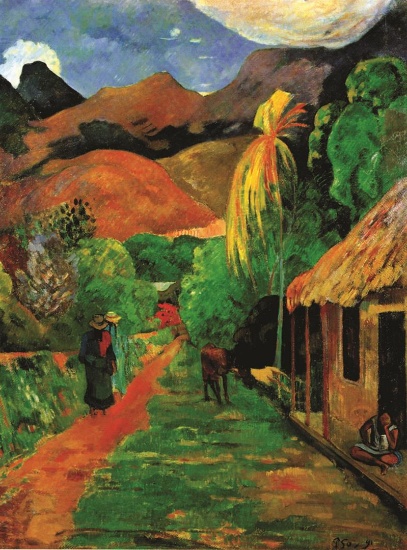 Paul Gauguin Chemin A Pepeete