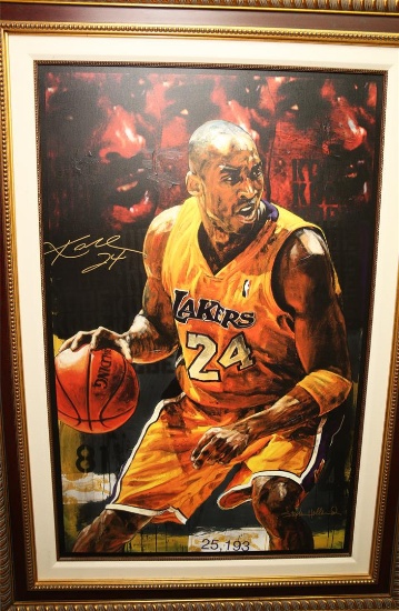 Kobe Bryant Autographed Giclee