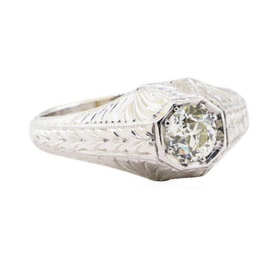 0.70 ctw Diamond Ring - 14KT White Gold